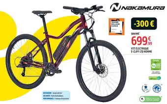 Intersport Nakamura VVT Electrique E-Cliff LTD Homme offre