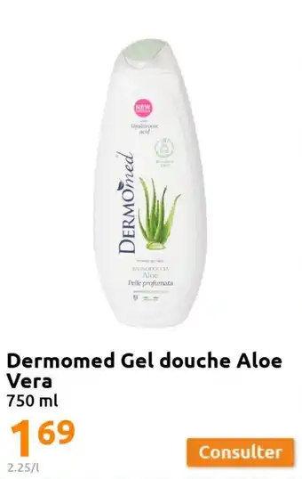 Action Dermomed Gel Douche Aloe Vera offre