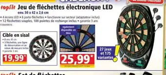 Norma Jeu De Flechettes Electrique LED offre