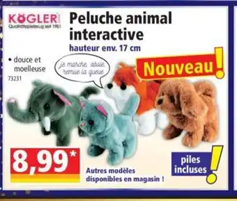 Norma Peluche Animal Interactive offre