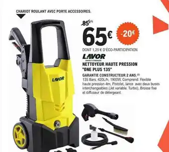 E.Leclerc Brico Nettoyeur haute pression offre