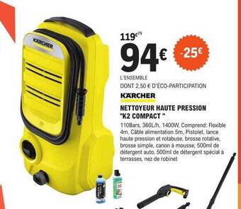 E.Leclerc Brico Nettoyeur haute pression offre