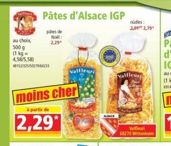 Norma Pates D'Alsace IGP offre