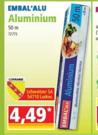 Norma Embal'Alu Aluminium offre