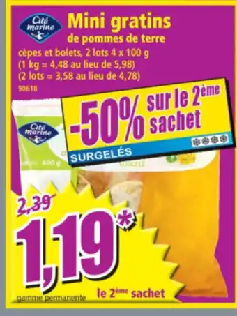 Norma Mini gratins de pommes de terre offre