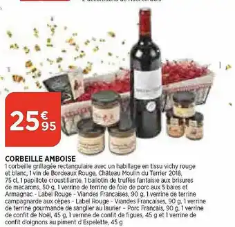 Maximarché Corbeille amboise offre