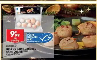 ALDI Excellence noix de saint-jacques sans corail offre