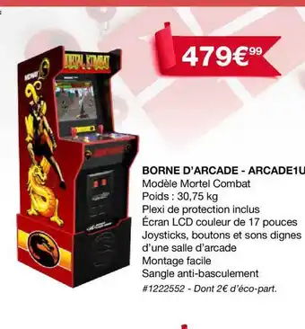 Borne d'arcade - arcade 1 u