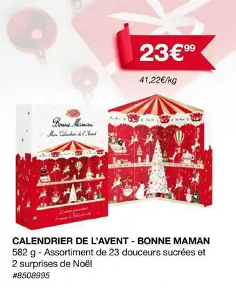 Costco Calendrier de l'avent - bonne maman offre