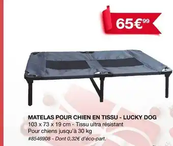 Costco Matelas pour chien en tissu - lucky dog offre