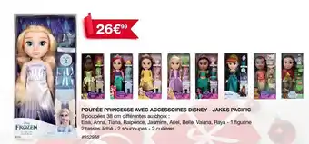 Costco Poupée princesse avec accessoires disney - jakks pacific offre