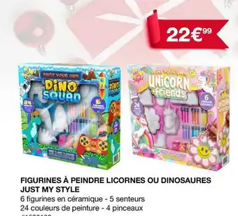 Figurines Ă peindre licornes ou dinosaures just my style