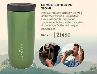 Le mug isotherme 250ml canofea