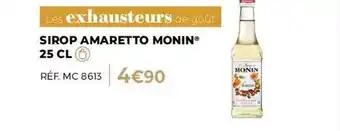 Sirop amaretto monin 25 cl