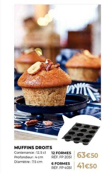 Guy Demarle Muffins droits offre