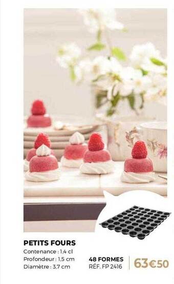 Guy Demarle Petits fours offre