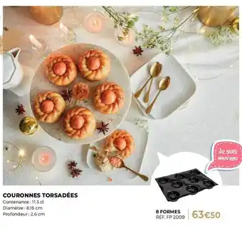 Couronnes torsadées