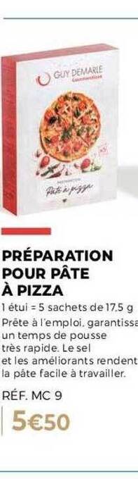 Guy Demarle Préparation pour pâte à pizza offre