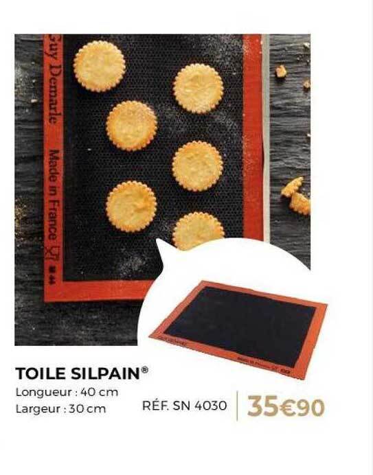 Promo Toile silpain chez Guy Demarle