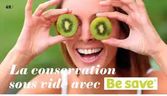 Guy Demarle La conservation sous vide avec be save offre