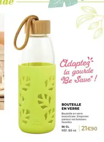 Bouteille en verre
