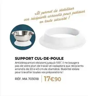 Guy Demarle Support cul-de-poule offre