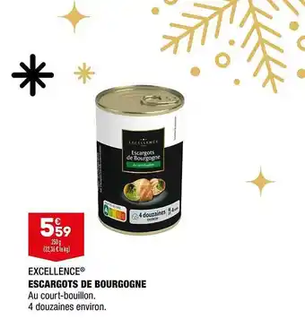 ALDI Escargots de bourgogne excellence offre