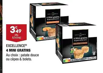 ALDI 4 mini gratins excellence offre