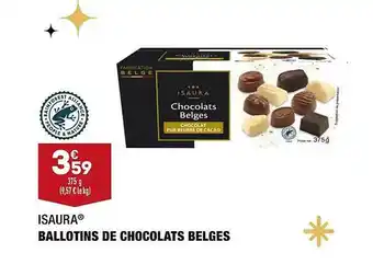 ALDI Ballotins de chocolats belges isaura offre