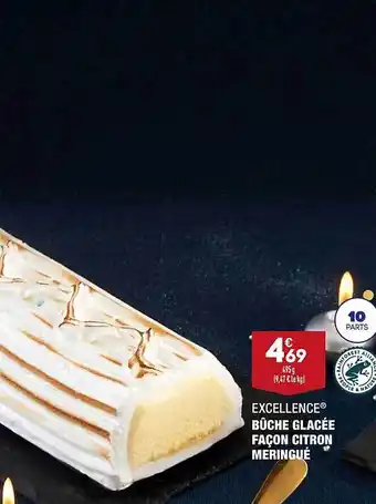 ALDI Bûche glacée façon citron meringué excellence offre