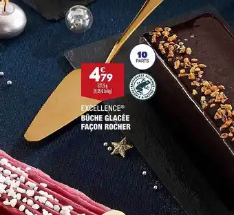 ALDI Bûche glacée façon rocher excellence offre