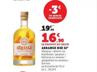 Hyper U Arrangé hse 32° offre
