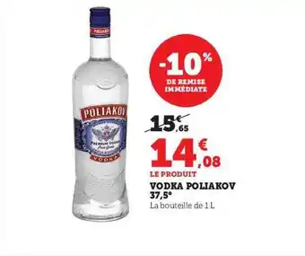 Hyper U Vodka poliakov 37,5° offre