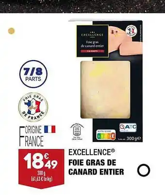 Foie gras de canard entier excellence