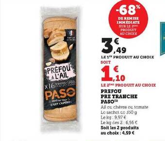 Hyper U Préfou pre tranché paso offre