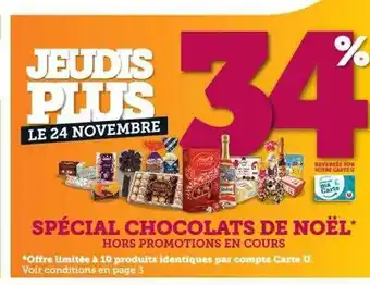 Hyper U Spécial chocolats de noël offre
