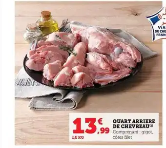 Hyper U Quart arrière de chevreau offre