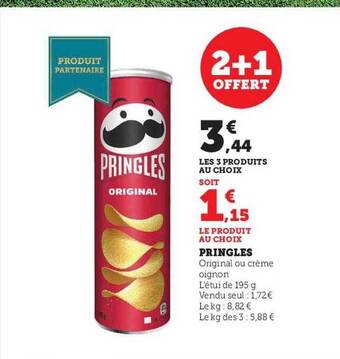 Hyper U Pringles offre