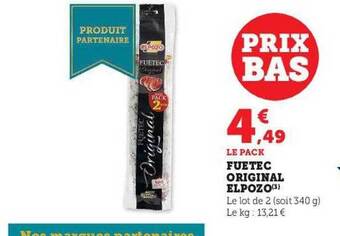 Hyper U Fuetec original elpozo offre