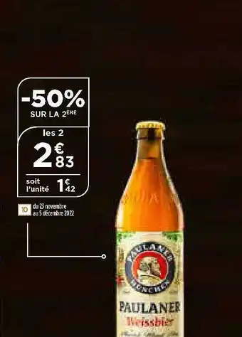 Paulaner weissbier