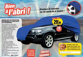 Outiror Housse auto de protection, imperméable et résistante aux intempéries offre