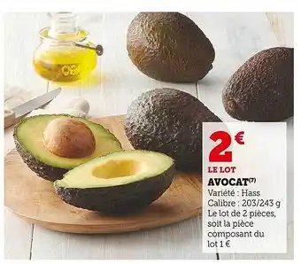 Super U Avocat offre
