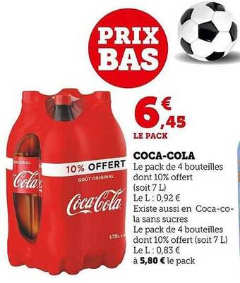 Super U Coca-cola offre
