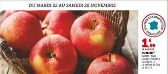 Super U Pomme gala offre
