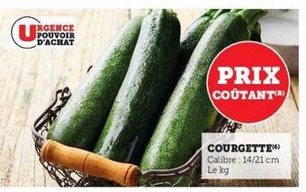 Super U Courgette offre