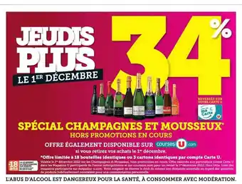 Super U Spécial champagnes et mousseux offre