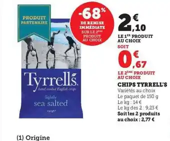 Super U Chips tyrrell's offre