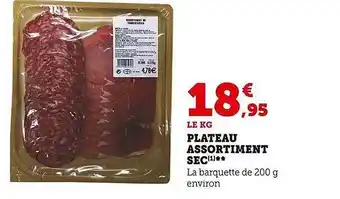 U Express Plateau assortiment sec offre