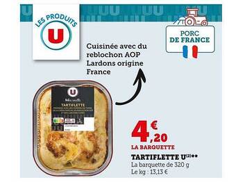 U Express Tartiflette u offre
