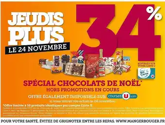 U Express Spécial chocolats de noël offre